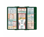 WhiteCoat Clipboard® Trifold - Green Physical Therapy Edition